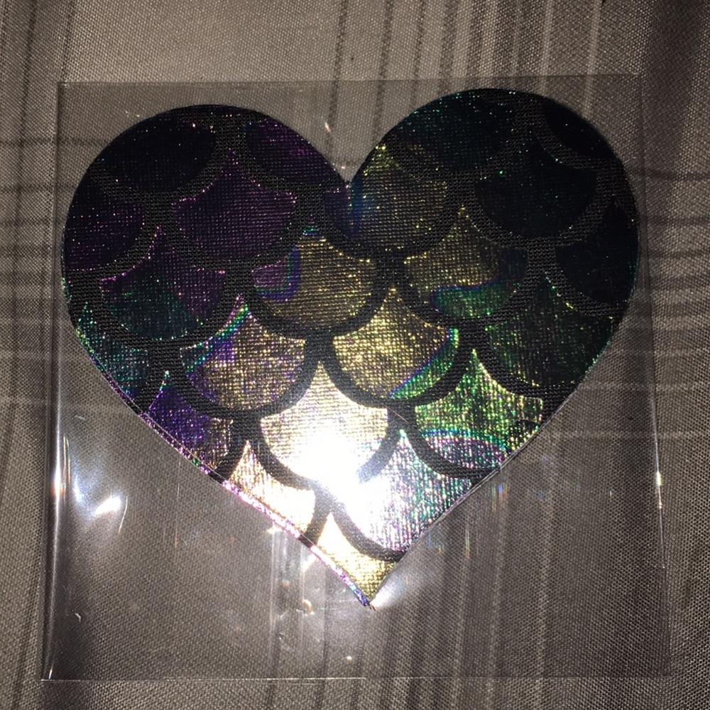 Nipple covers pasties rainbow fish scales hearts